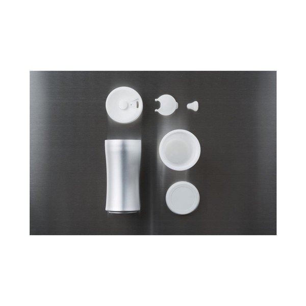 Kelioninis puodelis su baltu dangteliu "XD Design Boom Eco", 200 ml-image-2