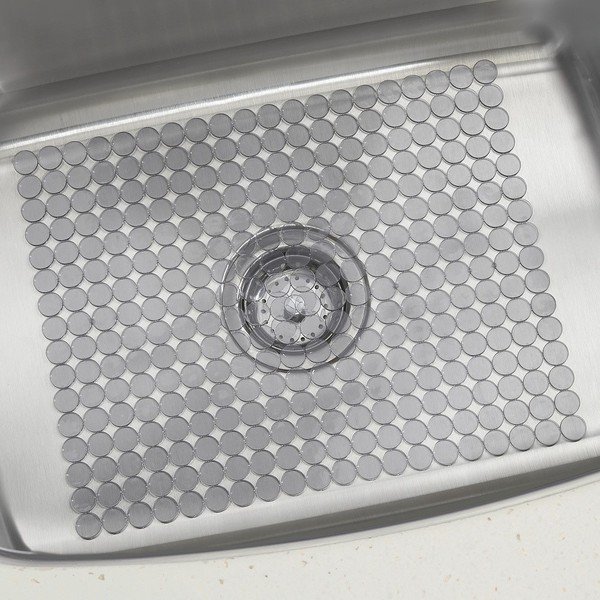 Neslystantis kilimėlis į kriauklę iDesign Orbz, 30,5 x 40,5 cm-image-1