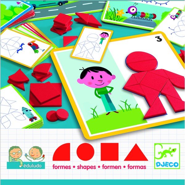 Vaikiškas žaidimas Djeco Shapes-image-1