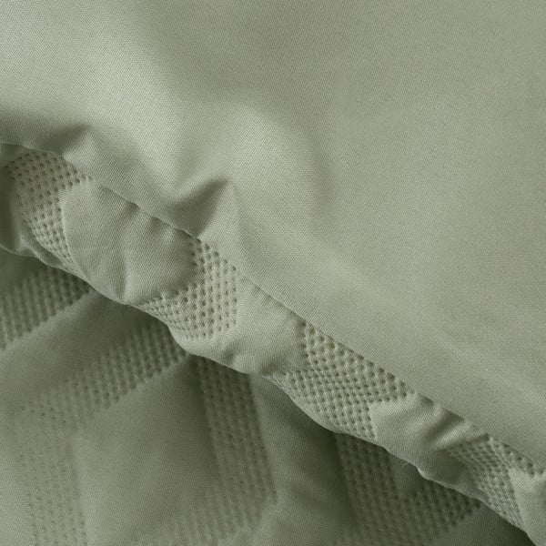 Viengulė patalynė žalios spalvos 135x200 cm Jacob Geo – Catherine Lansfield-image-3