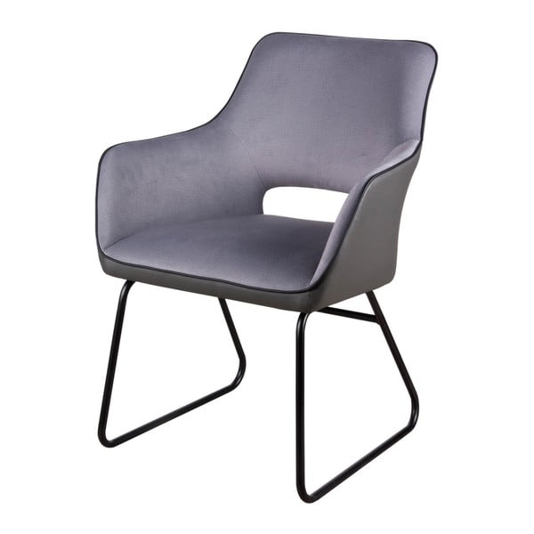 "Delia" pilka braškių kėdė