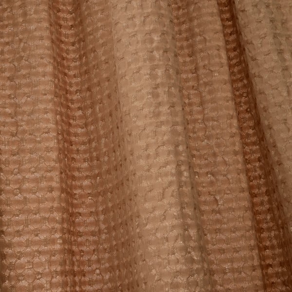 Rudos spalvos permatoma užuolaida 140x183 cm Muscat Waffle – Pineapple Elephant-image-3