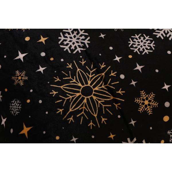 Viengulė patalynė juodos spalvos iš mikropliušo 140x200 cm – My House-image-2