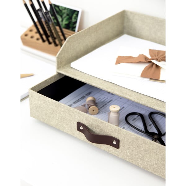 Biuro organizatorius iš kartono į stalčių/dokumentams Walter – Bigso Box of Sweden-image-3