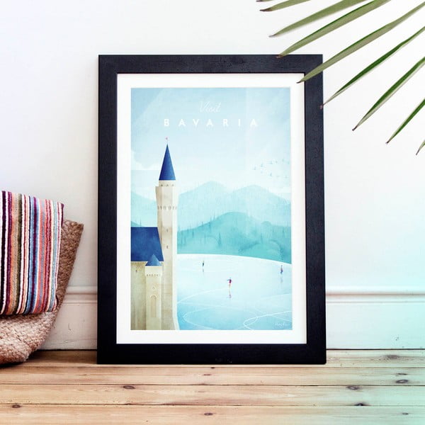 Plakatas Travelposter Bavaria, A3-image-1