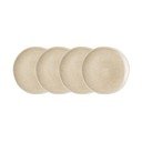 Pilkai smėlinės spalvos iš akmens masės lėkštės 4 vnt. ø 21 cm Viola – House Nordic