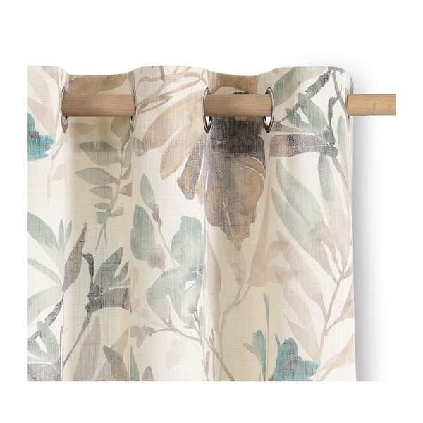 Kreminės spalvos/pilkai mėlynos spalvos užuolaida 135x250 cm Celesta – Restilo