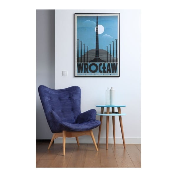 Grafito pilkos spalvos kavos staliukas "Ragaba UFO", Ø 45 cm-image-2