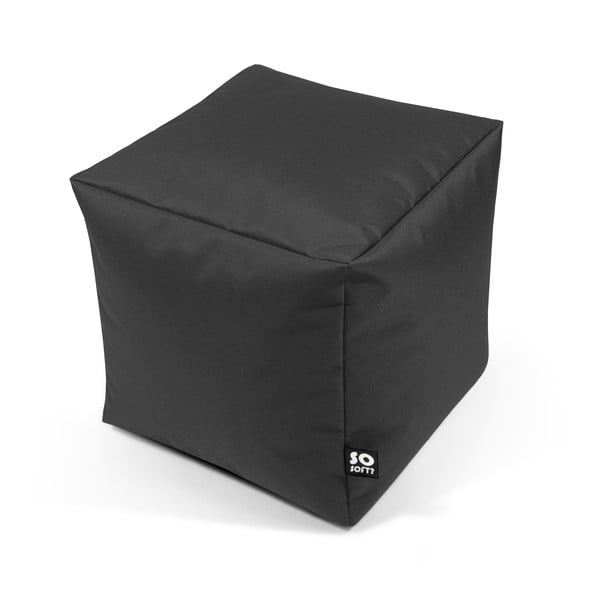 Smėlio spalvos iš dirbtinės odos vaikiškas sėdmaišis Cube M – So Soft?-image-3