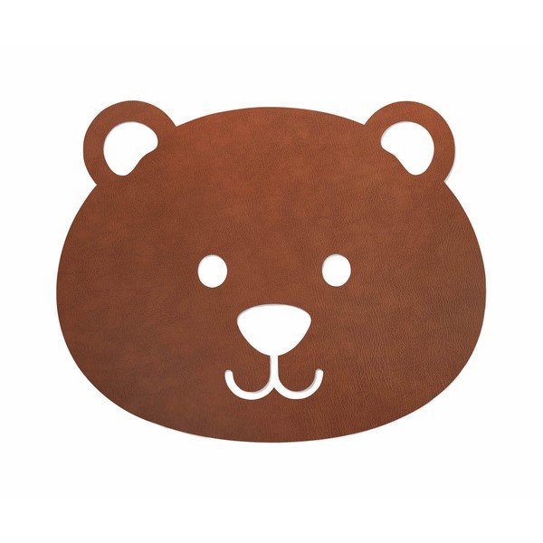 Rudos spalvos vaikų žaidimų kilimėlis 73x92 cm Bear XXL Bull – LIND DNA