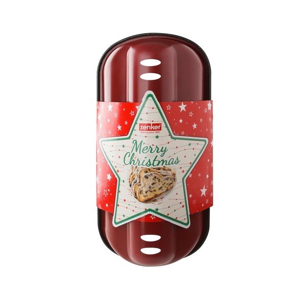 Raudona plieninė kepimo forma Zenker Sparkling Christmas, 31 x 15 cm-image-3