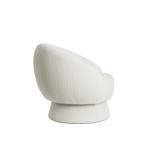 Iš boucle krėslas kreminės spalvos Avoria – Light & Living-image-3