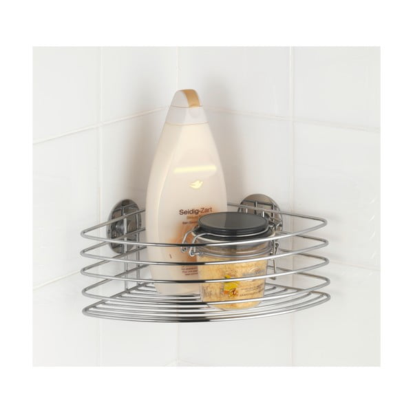 "Wenko Turbo-Loc" kampinė savadarbė lentyna, 20 x 26,5 cm-image-2