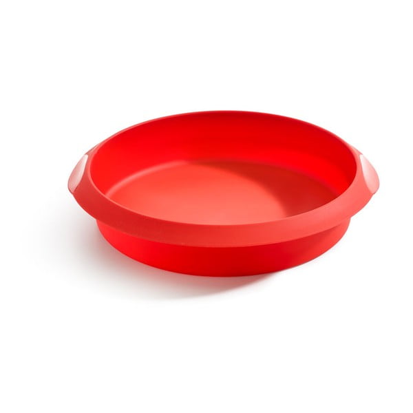 Raudona silikoninė kepimo forma Lékué, ⌀ 20 cm