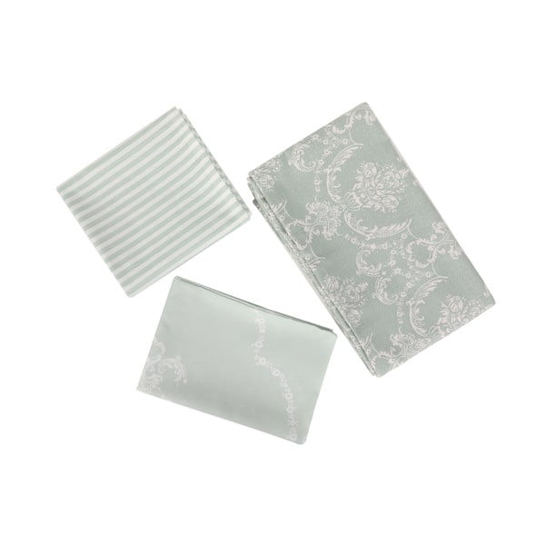 Lengva lovatiesė Pure Water Green, 200 x 235 cm-image-4