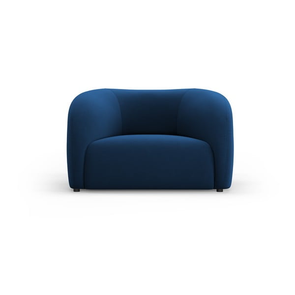 Krėslas iš velveto mėlynos spalvos Santi – Interieurs 86