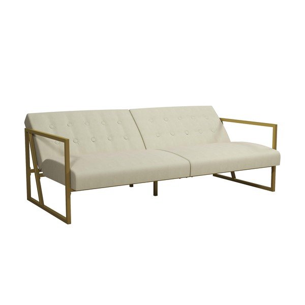 Smėlio spalvos sofa iš velveto 185 cm Lexington – Støraa-image-3