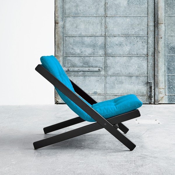 "Karup Boogie" juoda / "Horizon Blue" sulankstoma kėdė-image-2