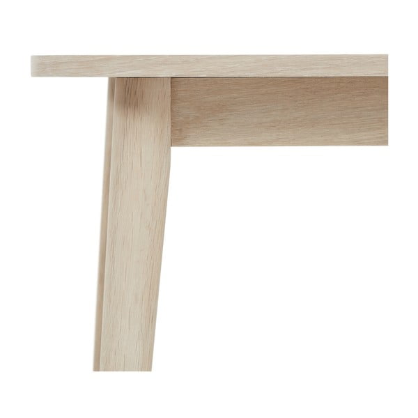 Kavos staliukas natūralios spalvos su ąžuolo dekoro stalviršiu 70x125 cm Nyborg – Furnhouse-image-4