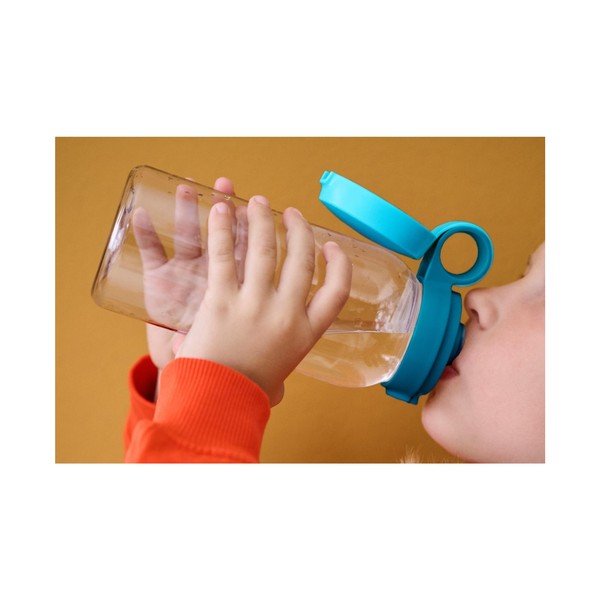 Mėlynos spalvos iš plastiko vaikiškas buteliukas 600 ml Campus – Mepal-image-3