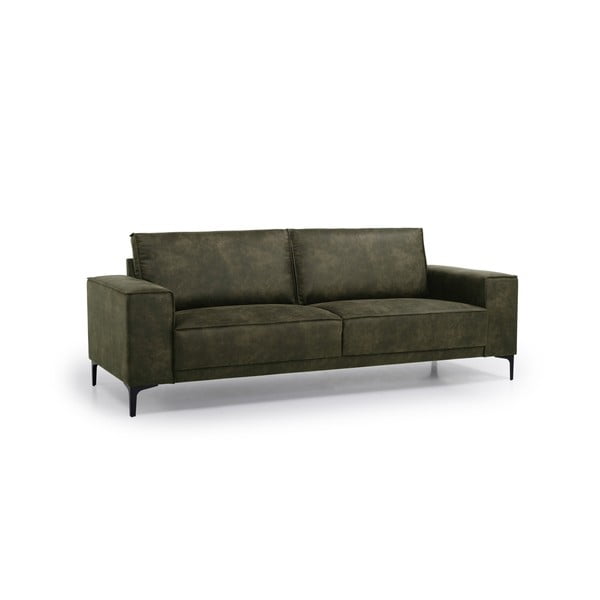 Iš dirbtinės odos sofa žalios spalvos 224 cm Copenhagen – Scandic-image-2