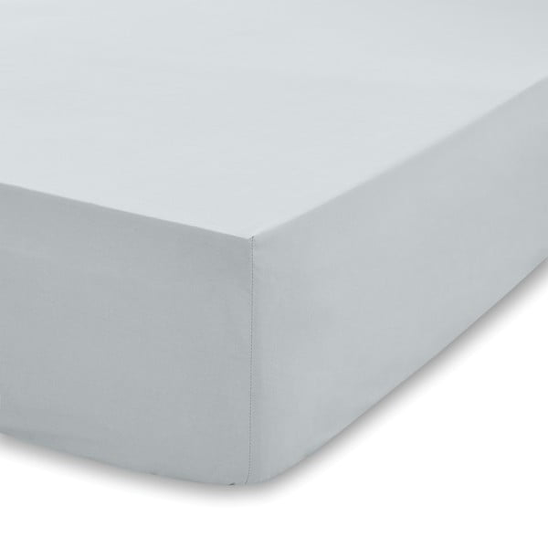 Paklodė pilkos spalvos su guma 135x190 cm – Bianca
