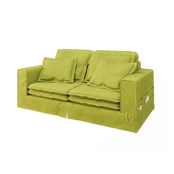Šviesiai žalios spalvos sofa 196 cm Nora – Ropez-image-2