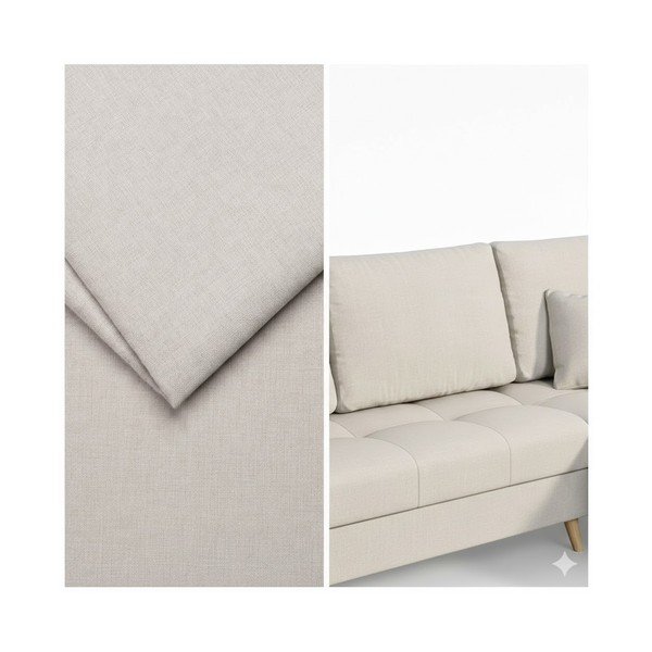 Kreminės spalvos kampinė sofa (dešinysis kampas) Ariella - Ropez-image-4