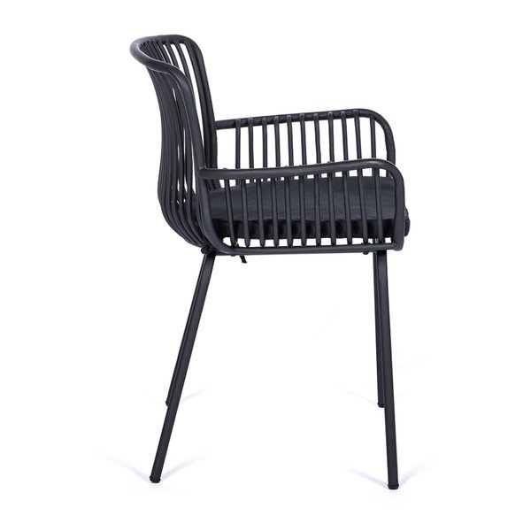 2 juodų sodo kėdžių rinkinys Bonami Selection Elia-image-1