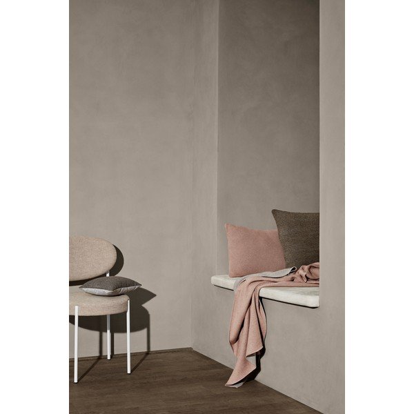 Rožinė medvilninė antklodė Blomus, 130 x 170 cm-image-1