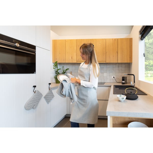 Pilka medvilninė virtuvinė pirštinė Tiseco Home Studio-image-1