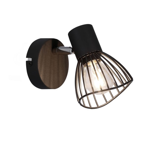 Sieninė lempa juodos spalvos Fly – Candellux Lighting