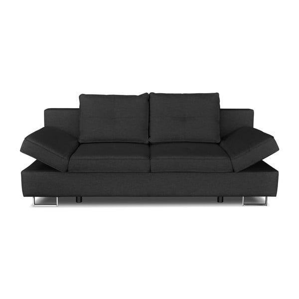 Tamsiai pilka dvigulė sofa-lova "Windsor & Co. Sofos "Iota