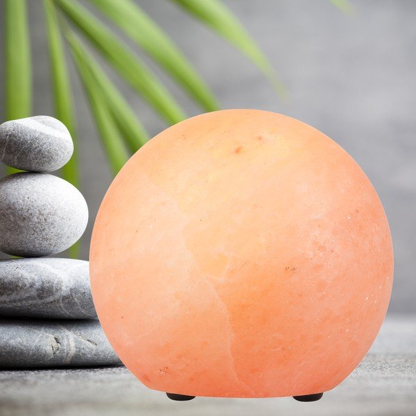 Oranžinė druskos lempa, aukštis 14 cm Sally - LAMKUR-image-1