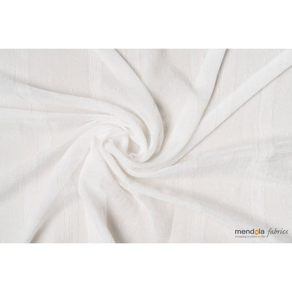 Permatoma užuolaida smėlio spalvos 400x260 cm Leah – Mendola Fabrics