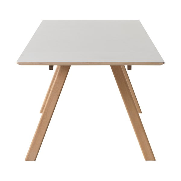 Pilkas valgomojo stalas Unique Furniture Bilbao, 180 x 90 cm-image-2