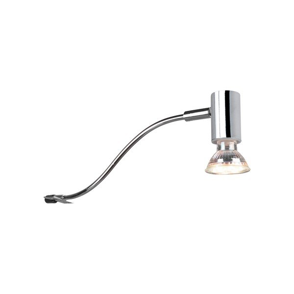 Blizgaus sidabro sieninis šviestuvas (ilgis 34 cm) Giada - Trio-image-1