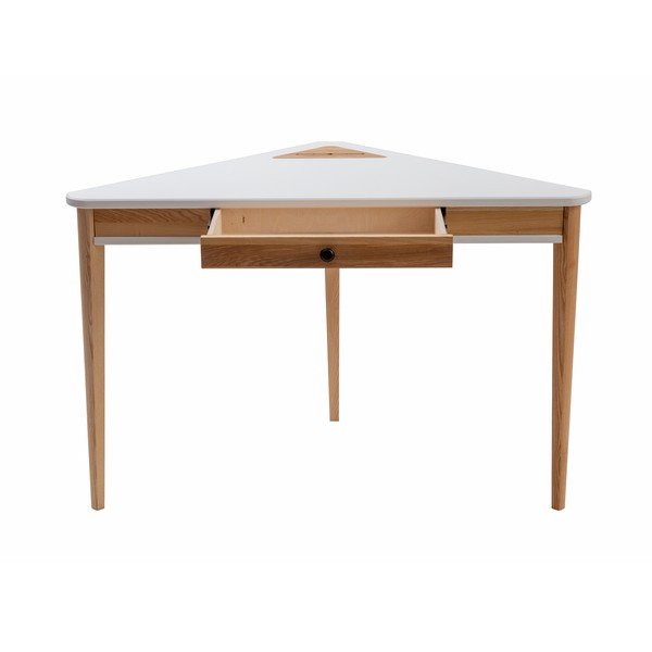 Baltas kampinis stalas Ragaba Ashme-image-2