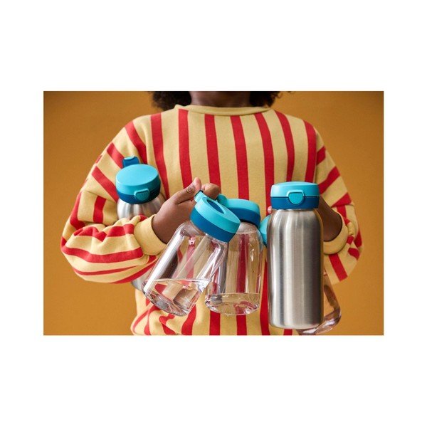 Šviesiai mėlynos spalvos iš plastiko vaikiškas buteliukas 450 ml Forest Friends – Mepal-image-2