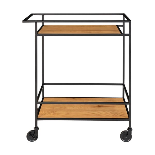 Baro vežimėlis su ąžuolo dekoro lentomis House Nordic Vita-image-3