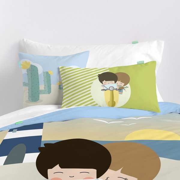 Grynos medvilnės užvalkalas Happynois Summer Time, 50 x 30 cm-image-1