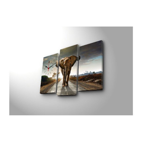 Sieninis laikrodis Dramblys, 66 x 45 cm-image-1