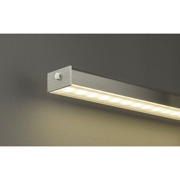 Iš metalo kabantis šviestuvas sidabrinės spalvos LED su pritemdymo funkcija Vitan – Fischer & Honsel-image-2