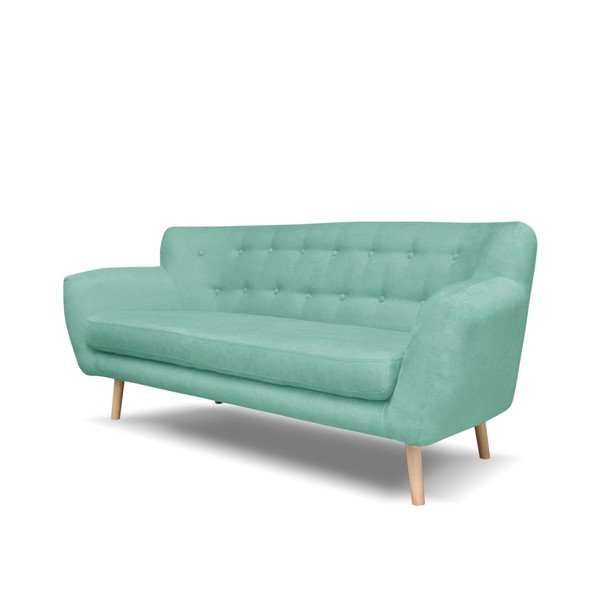 Mėtų žalios spalvos sofa Cosmopolitan design London, 162 cm-image-2