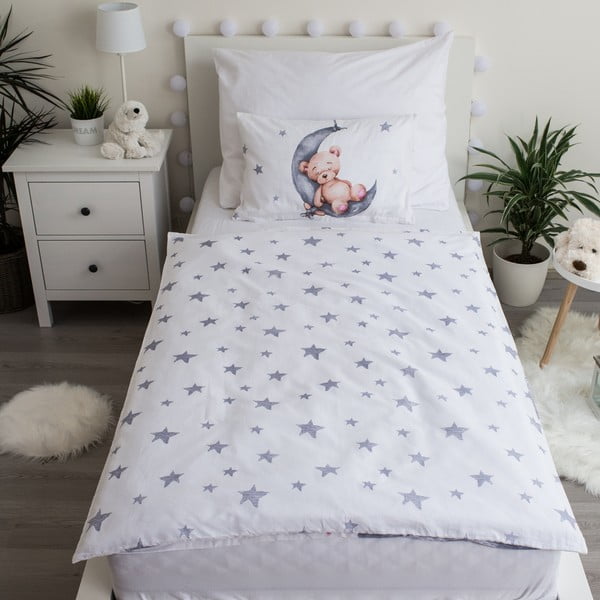 Vaikiška patalynė iš medvilnės vaikiškai lovai 100x135 cm Teddy Bear – Jerry Fabrics-image-2
