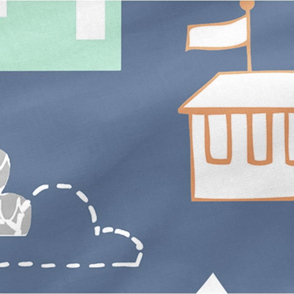 Vaikiškas medvilninis pagalvės užvalkalas Moshi Moshi Holidays, 50 x 75 cm-image-1