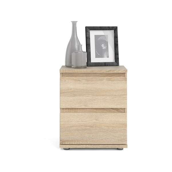 Ąžuolo dekoro naktinis staliukas Tvilum Nova-image-3