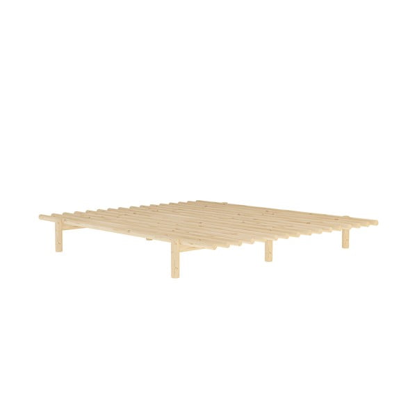 Pušies medienos lovos rėmas Karup Design Pace Natural, 180 x 200 cm