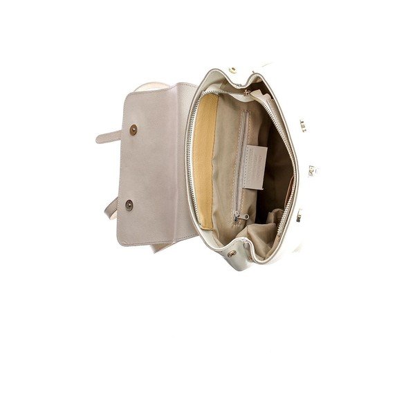 Smėlio spalvos moteriška odinė kuprinė Sofia Cardoni-image-3