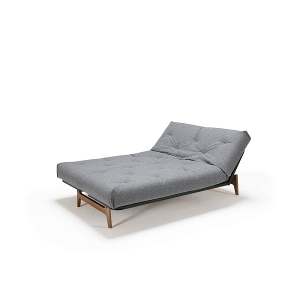 Pilka sofa lova Inovacijos Aslak